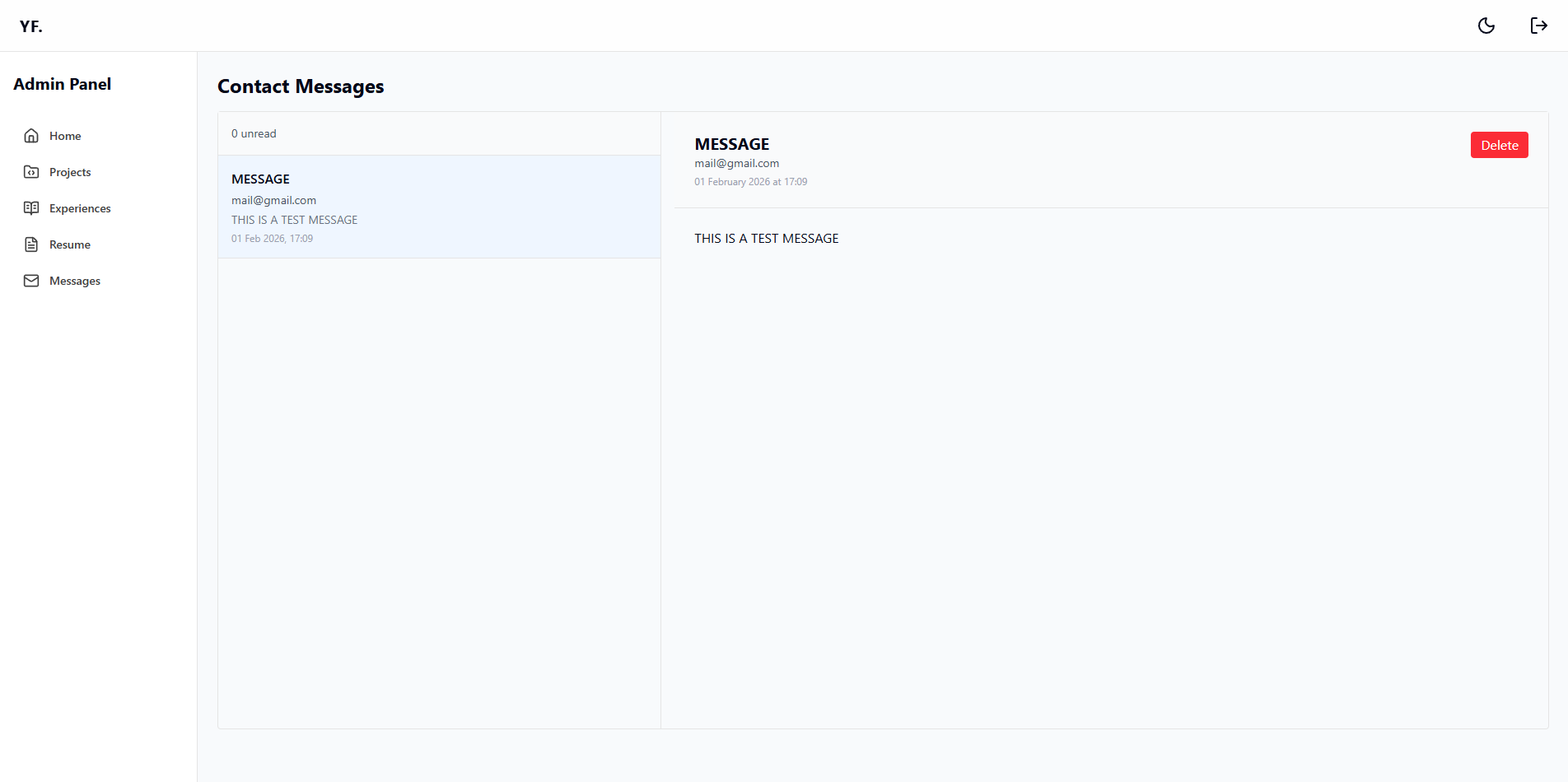 **Portfolio Website** image 4
